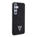 Samsung Galaxy S24 Uyumlu Kılıf Guess Orjinal Lisanslı Taşlı Arka Yüzey Üçgen Logolu Kapak - 2
