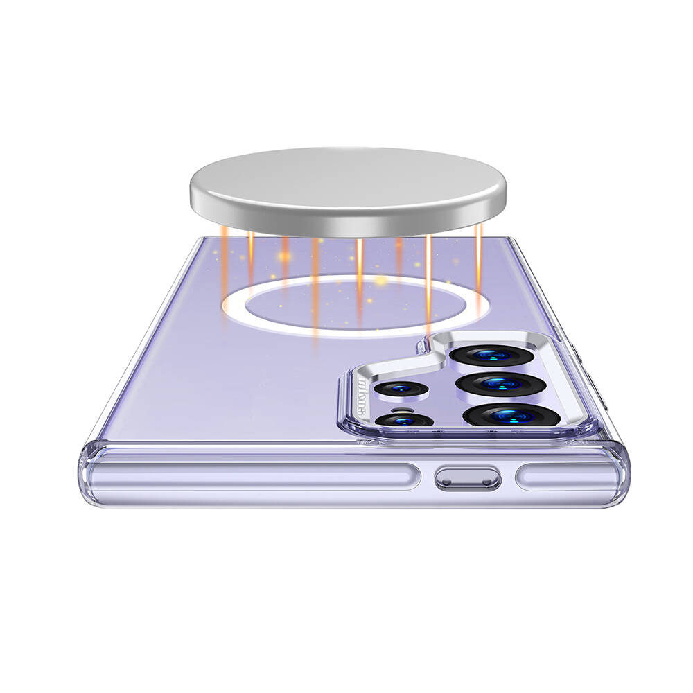 Samsung Galaxy S24 Ultra Uyumlu Kılıf Magsafe Şarj Özellikli Wlons Standlı Efsane Kapak - 3