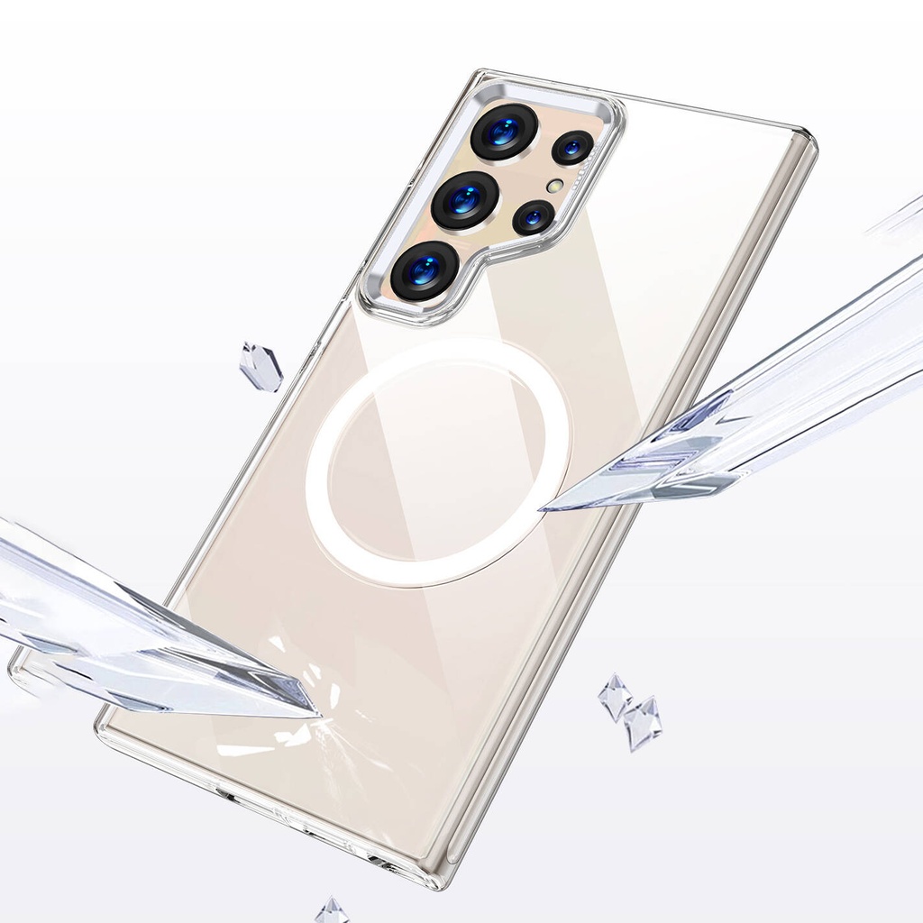 Samsung Galaxy S24 Ultra Uyumlu Kılıf Magsafe Şarj Özellikli Wlons Standlı Efsane Kapak - 7