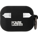Apple Airpods Pro 2 Uyumlu Kılıf Karl Lagerfeld Orjinal Lisanslı Karl 3D Silikon Kapak