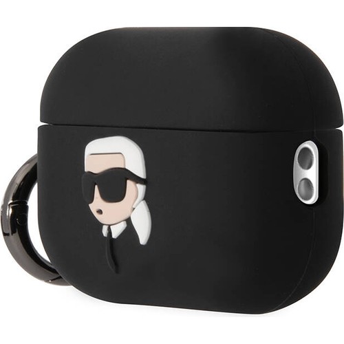 Apple Airpods Pro 2 Uyumlu Kılıf Karl Lagerfeld Orjinal Lisanslı Karl 3D Silikon Kapak