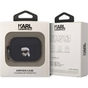 Apple Airpods Pro 2 Uyumlu Kılıf Karl Lagerfeld Orjinal Lisanslı Karl 3D Silikon Kapak