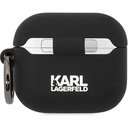 Apple Airpods 3. Nesil Uyumlu Kılıf Karl Lagerfeld Orjinal Lisanslı Karl & Choupette 3D Silikon Kapak