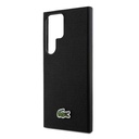Samsung Galaxy S24 Ultra Uyumlu Kılıf Lacoste Orjinal Lisanslı PU Pike Desenli Arka Yüzey İkonik Timsah Dokuma Logolu Kapak - 19
