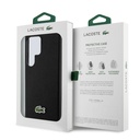 Samsung Galaxy S24 Ultra Uyumlu Kılıf Lacoste Orjinal Lisanslı PU Pike Desenli Arka Yüzey İkonik Timsah Dokuma Logolu Kapak - 21