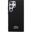 Samsung Galaxy S24 Ultra Uyumlu Kılıf Lacoste Orjinal Lisanslı PU Pike Desenli Arka Yüzey İkonik Timsah Dokuma Logolu Kapak