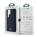 Samsung Galaxy S24 Ultra Uyumlu Kılıf Lacoste Orjinal Lisanslı PU Pike Desenli Arka Yüzey İkonik Timsah Dokuma Logolu Kapak