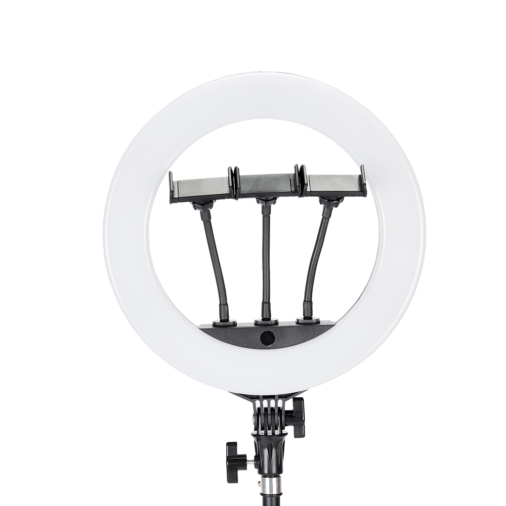 [RNZ-TA120976] Jmary FM-14R Kumandalı 34cm Işıklı Telefon Tutucu Ring Light