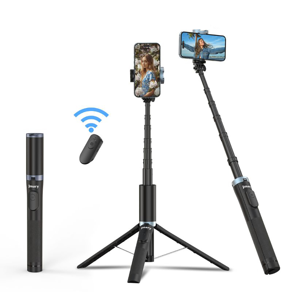 [RNZ-TA120993] Jmary KT-259 360 Derece Dönebilen Kablosuz Kumandalı Tripod ve Selfie Çubuğu