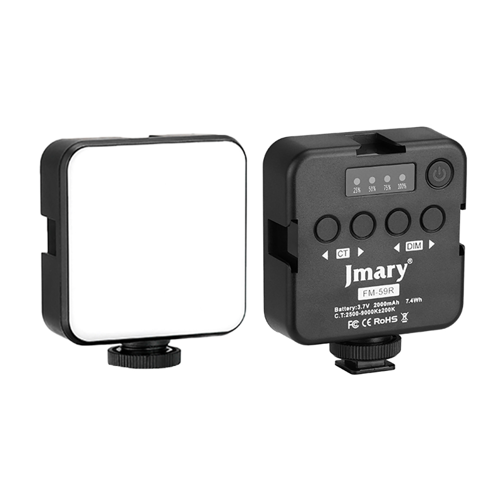 [RNZ-TA120985] Jmary FM-59R Telefon-Kamera Üstü Pilli Aydınlatma Işığı