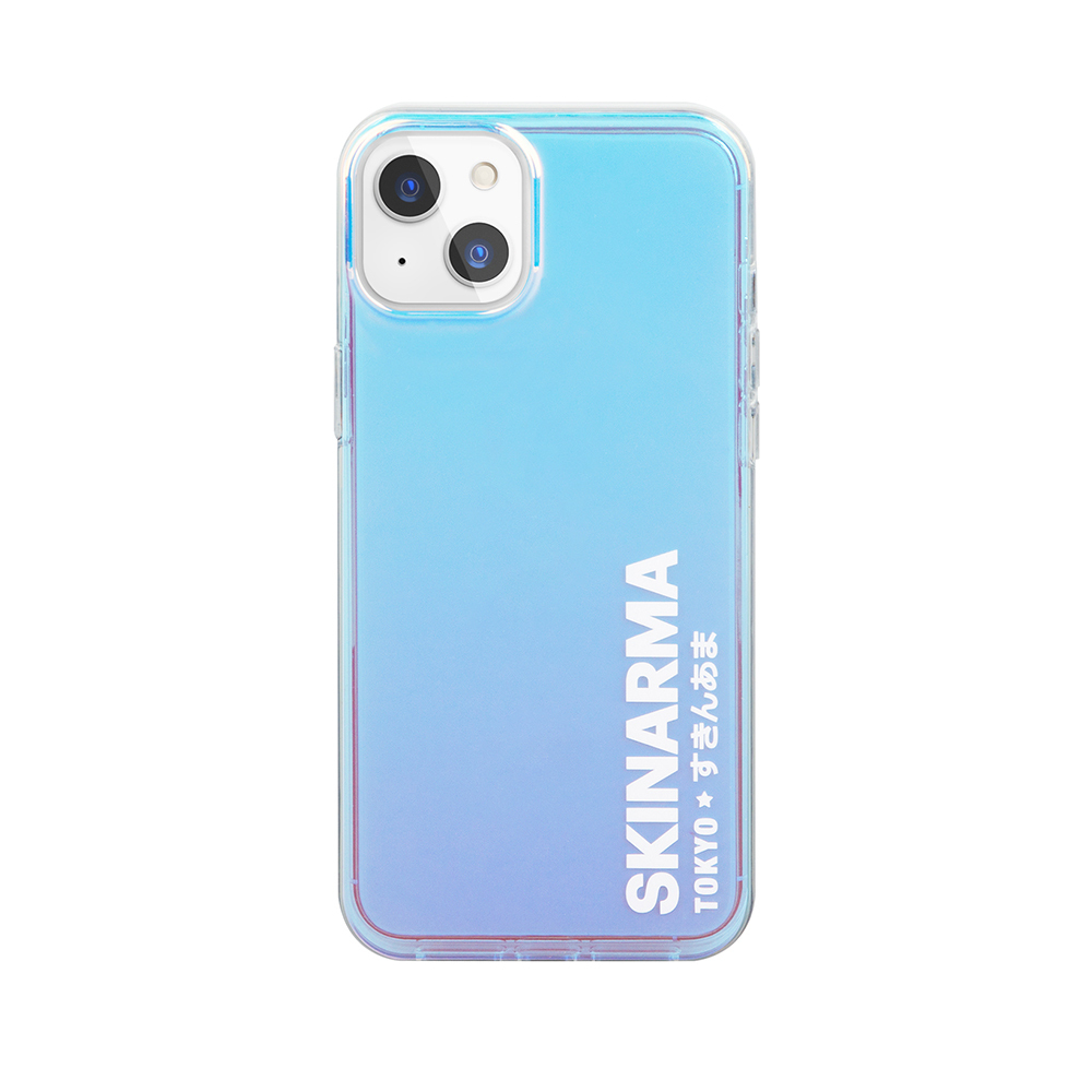 [RNZ-TA121292] Apple iPhone 13 Uyumlu Kılıf Skinarma IML Baskılı Holografik Kirameku Kapak