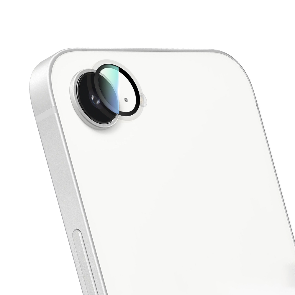 Apple iPhone 16E Uyumlu CaseWorld Alloy Serisi Oleofobik Anti Reflective Kamera Lens Koruyucu