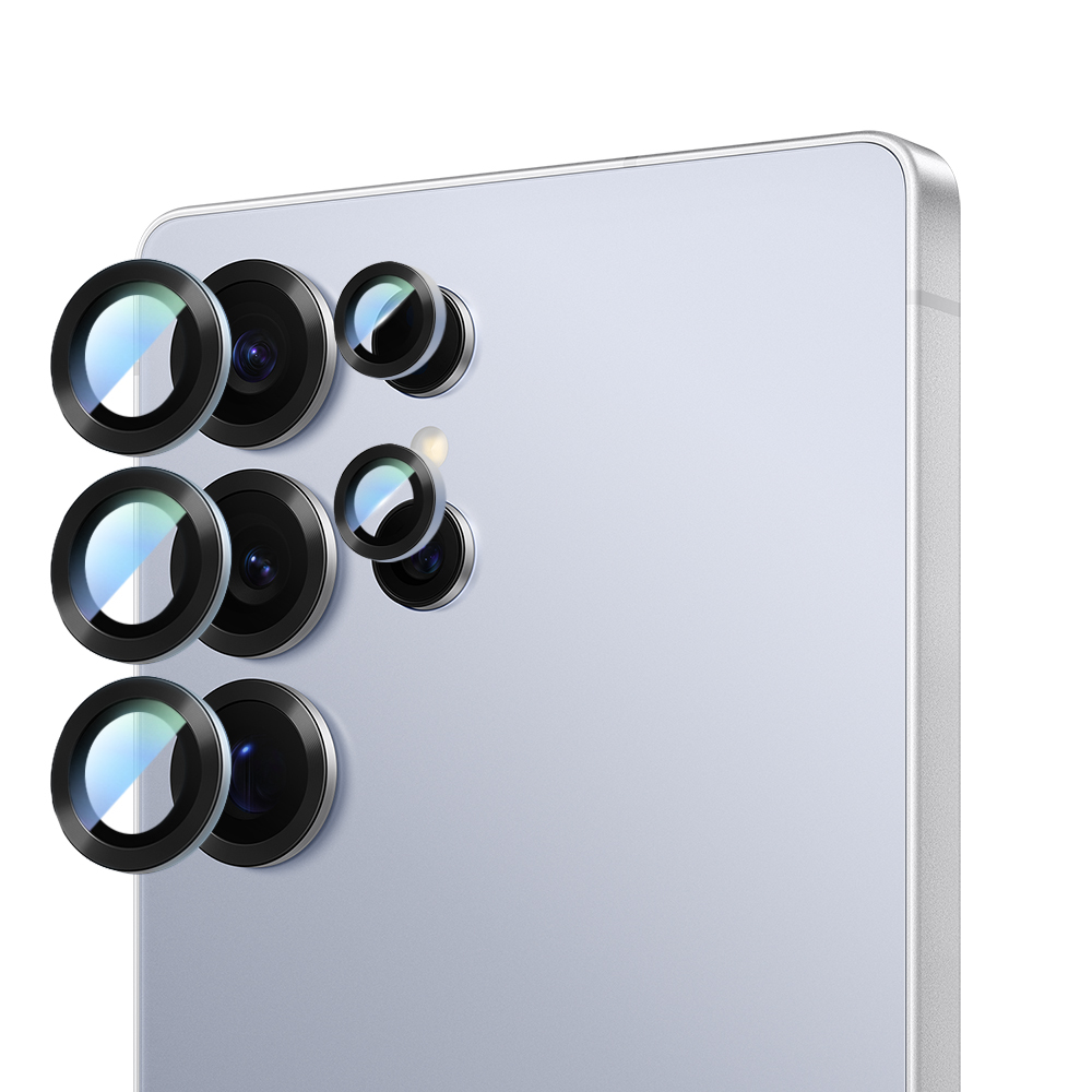 Samsung Galaxy S25 Ultra Uyumlu CaseWorld Alloy Serisi Oleofobik Anti Reflective Kamera Lens Koruyucu
