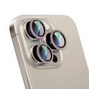 Apple iPhone 16 Pro Uyumlu CaseWorld Karbon Fiber Serisi Anti Reflective Ultra Clear Kamera Lens Koruyucu