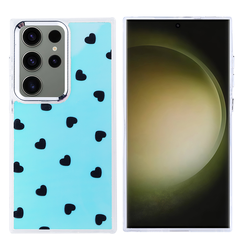 [RNZ-TA121399] Samsung Galaxy S25 Ultra Uyumlu Kılıf Airbag Tasarımlı Zore Hadra Kapak (Kalp)