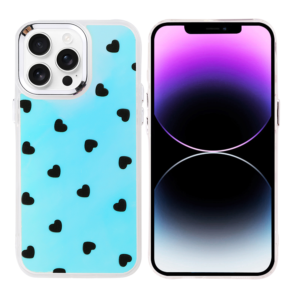[RNZ-TA121411] Apple iPhone 14 Pro Max Uyumlu Kılıf Airbag Tasarımlı Zore Hadra Kapak (Kalp)