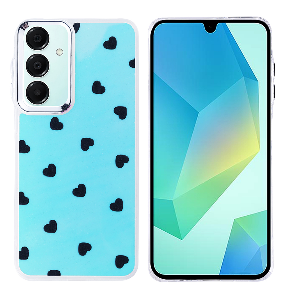 [RNZ-TA121369] Samsung Galaxy A16 Uyumlu Kılıf Airbag Tasarımlı Zore Hadra Kapak (Kalp)