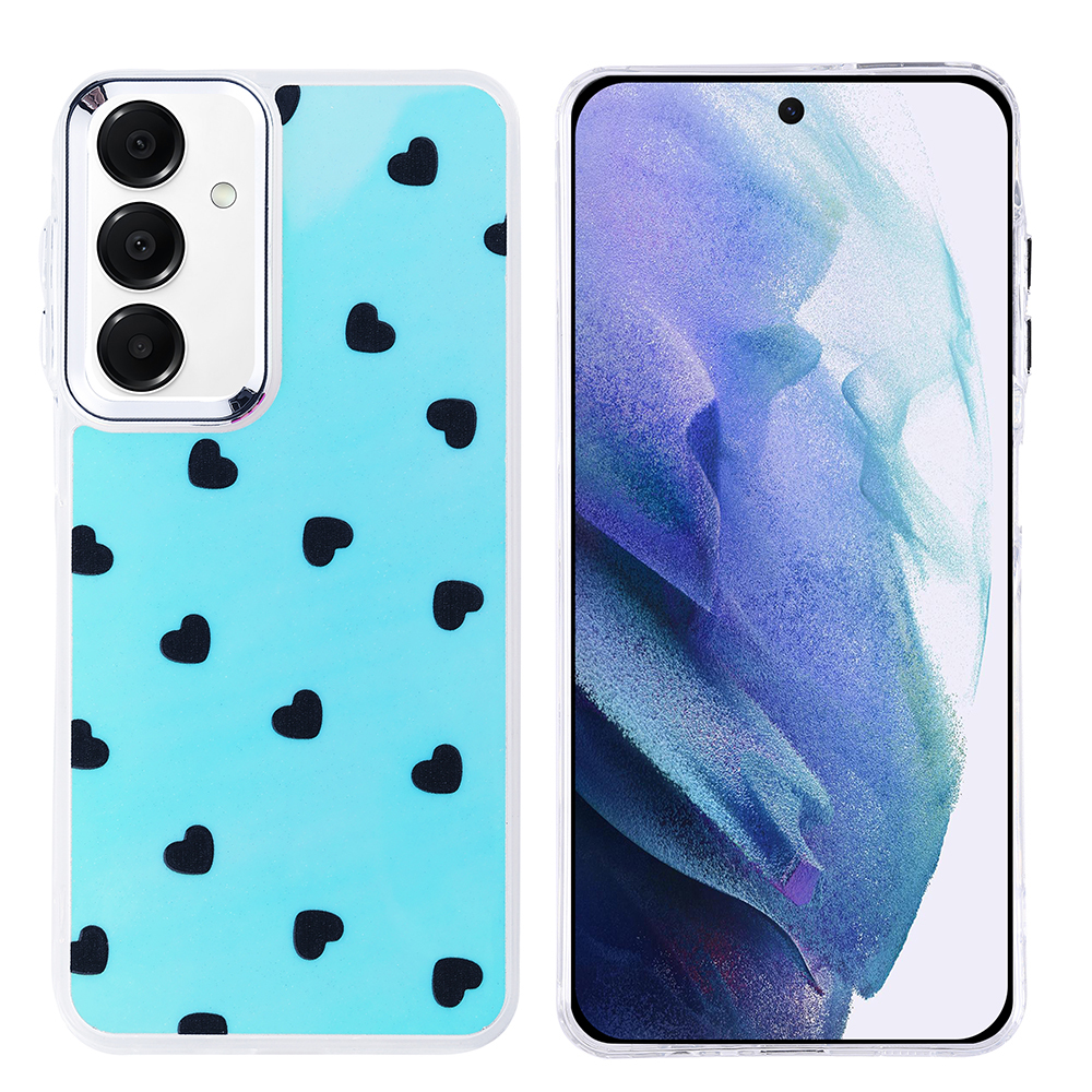 [RNZ-TA121363] Samsung Galaxy A55 Uyumlu Kılıf Airbag Tasarımlı Zore Hadra Kapak (Kalp)