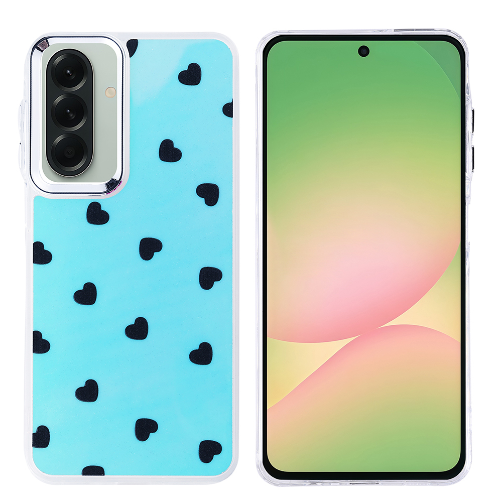 [RNZ-TA121378] Samsung Galaxy A56 Uyumlu Kılıf Airbag Tasarımlı Zore Hadra Kapak (Kalp)