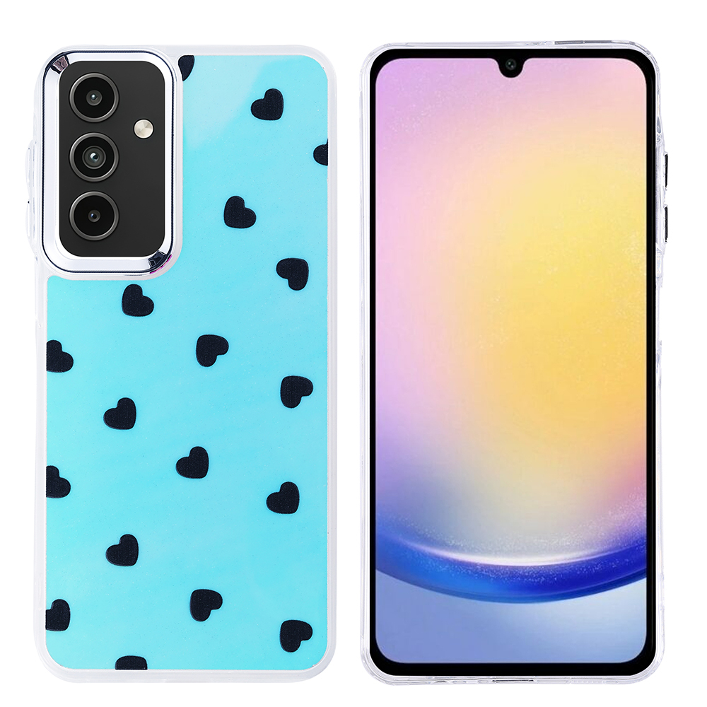 [RNZ-TA121357] Samsung Galaxy A25 Uyumlu Kılıf Airbag Tasarımlı Zore Hadra Kapak (Kalp)
