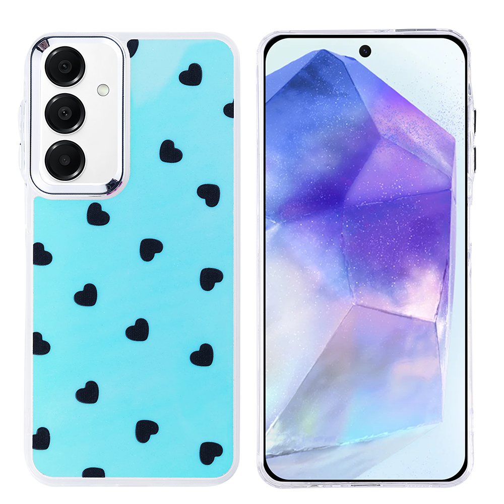 [RNZ-TA121360] Samsung Galaxy A35 Uyumlu Kılıf Airbag Tasarımlı Zore Hadra Kapak (Kalp)