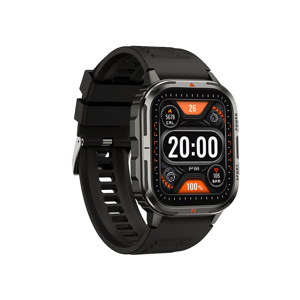 [RNZ-TA121217] Wiwu SW05 Smart Watch İOS ve Android Uyumlu TFT Ekranlı IP68 Sertifikalı Akıllı Saat (Siyah)