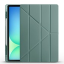 Samsung Galaxy Tab S10 FE Plus Uyumlu Kılıf Zore Tri Folding Kalem Bölmeli Standlı Kılıf