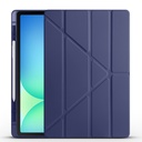 Samsung Galaxy Tab S10 FE Plus Uyumlu Kılıf Zore Tri Folding Kalem Bölmeli Standlı Kılıf