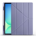 Samsung Galaxy Tab S10 FE Plus Uyumlu Kılıf Zore Tri Folding Kalem Bölmeli Standlı Kılıf