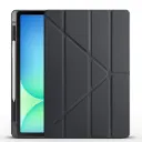 Samsung Galaxy Tab S10 FE Plus Uyumlu Kılıf Zore Tri Folding Kalem Bölmeli Standlı Kılıf