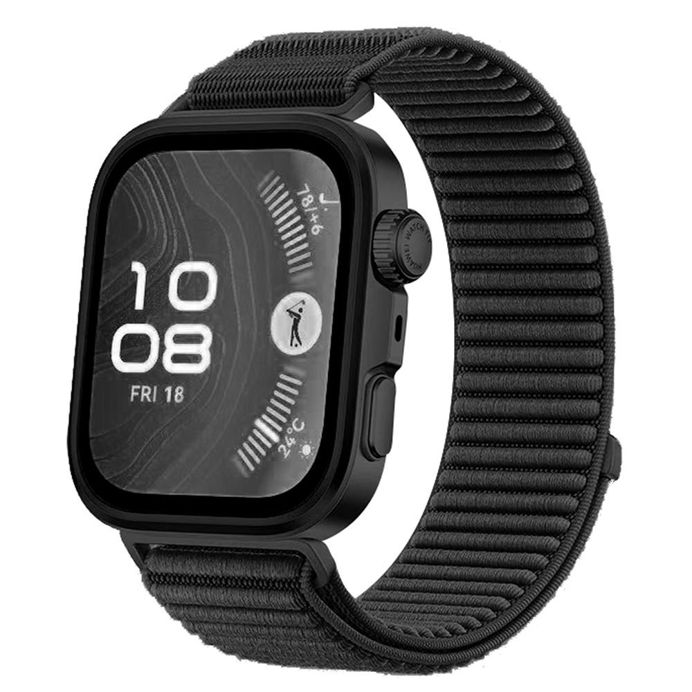 [RNZ-TA122490] Huawei Watch Fit 4 Pro Uyumlu Zore KRD-144 Hasır Kordon (Siyah)