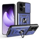 Oppo Reno 13F 5G Uyumlu Kılıf Magnetik Standlı Kamera Korumalı Zore Sürgülü Vega Kapak