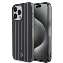 Apple iPhone 14 Pro Max Uyumlu Kılıf Mercedes Benz Orjinal Lisanslı New Urban 3 Sert PC Paralel Çizgi Desenli Kapak