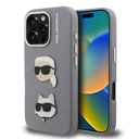 Apple iPhone 16 Pro Uyumlu Kılıf Karl Lagerfeld Orjinal Lisanslı K&C Heads Pin Kapak