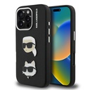 Apple iPhone 16 Pro Uyumlu Kılıf Karl Lagerfeld Orjinal Lisanslı K&C Heads Pin Kapak