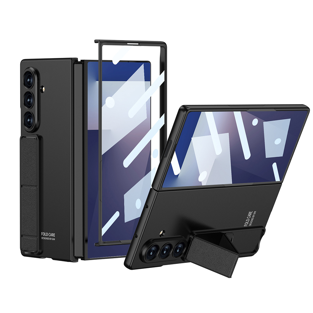 [RNZ-TA122585] Samsung Galaxy Z Fold 7 Uyumlu Kılıf Standlı Zore Kıpta Qstand Kapak