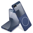 Samsung Galaxy Z Flip 7 Uyumlu Kılıf Wireless Şarj Özellikli Zore Kıpta M-safe Kapak