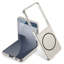 Samsung Galaxy Z Flip 7 Uyumlu Kılıf Wireless Şarj Özellikli Zore Kıpta M-safe Kapak