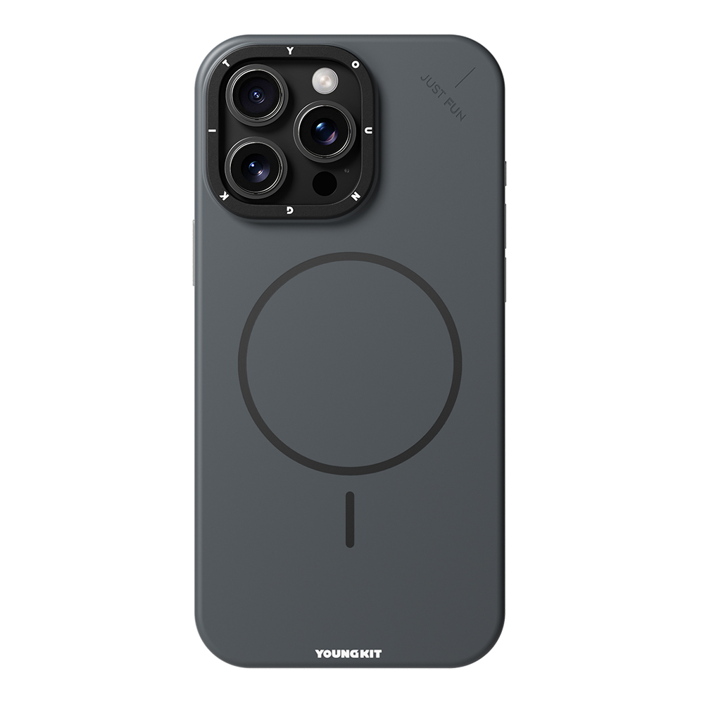 Apple iPhone 15 Pro Max Uyumlu Kılıf M-safe Şarj Özellikli Youngkit Dynamag Serisi Kapak