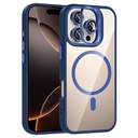 Apple iPhone 16 Pro Max Uyumlu Kılıf Standlı ve Kamera Lens Hediyeli M-Safe Şarj Özellikli Zore Etro Kapak