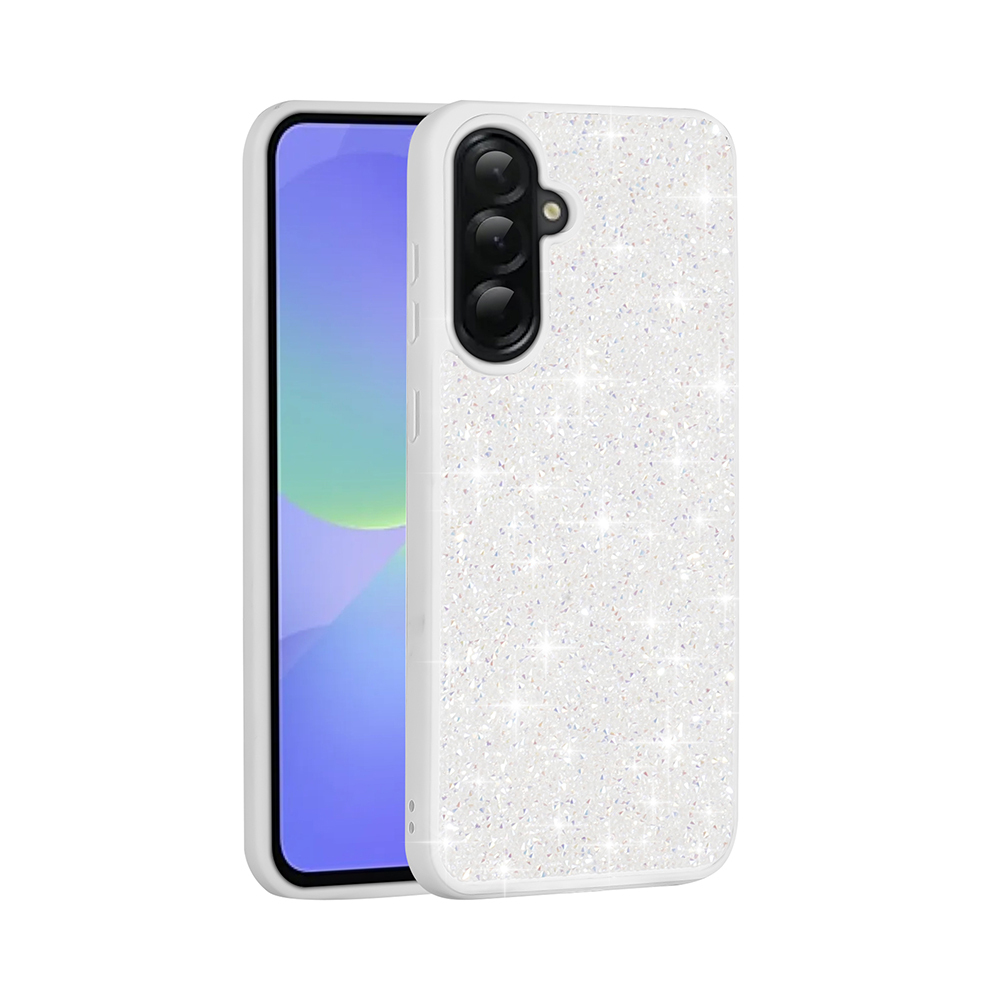 Samsung Galaxy A36 Uyumlu Kılıf Parlak Taşlı Tasarım Zore Pırlanta Kapak