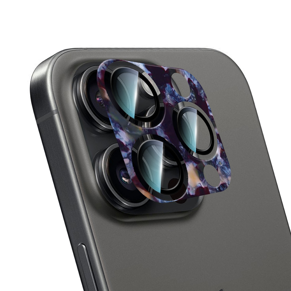Apple iPhone 16 Pro Uyumlu CaseWorld Crystal Color Serisi Full Kamera Lens Koruyucu