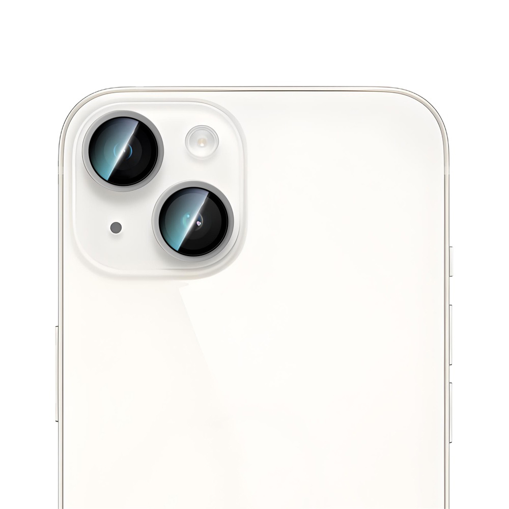 Apple iPhone 14 Uyumlu CaseWorld Alloy Serisi Oleofobik Anti Reflective Kamera Lens Koruyucu