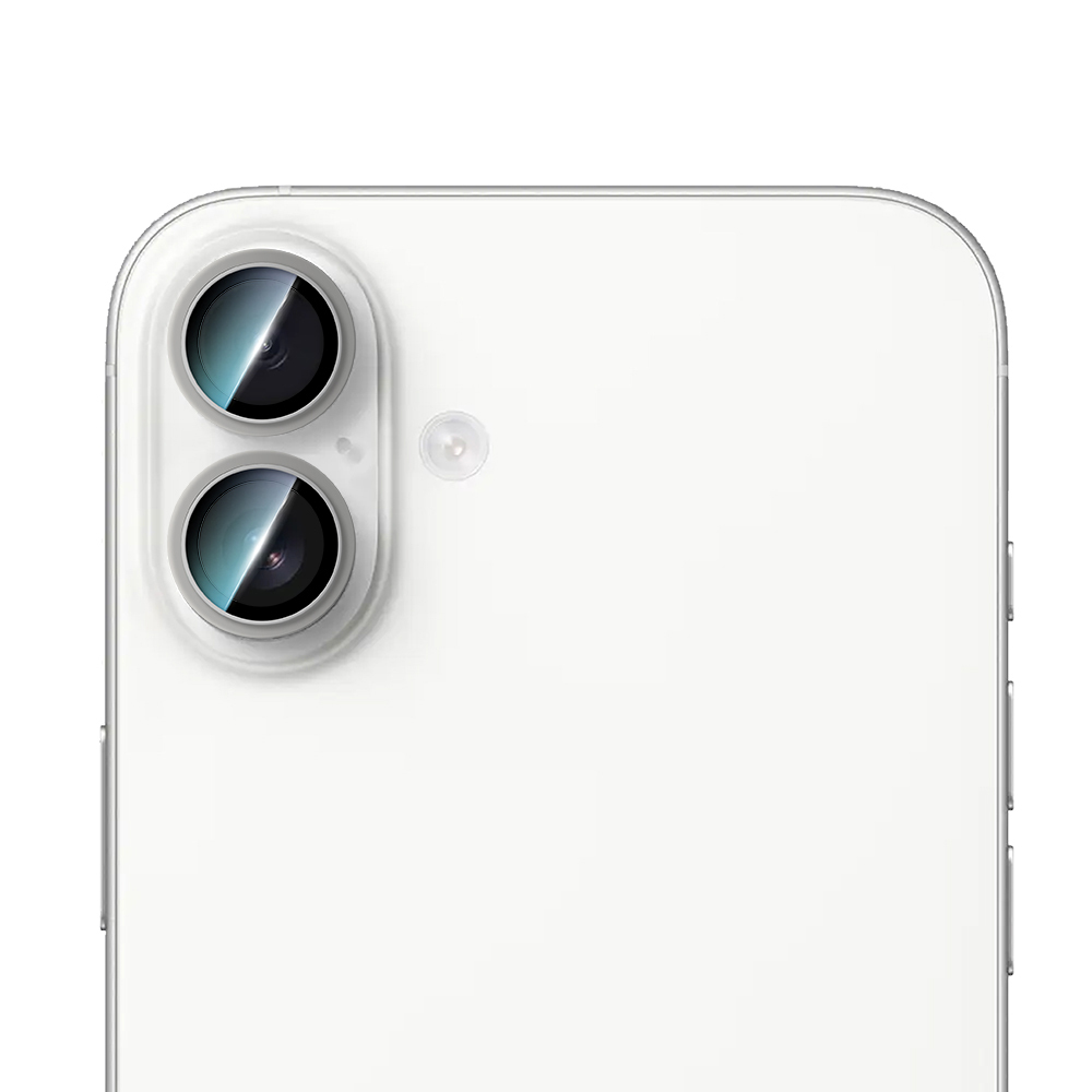 Apple iPhone 16 Uyumlu CaseWorld Alloy Serisi Oleofobik Anti Reflective Kamera Lens Koruyucu