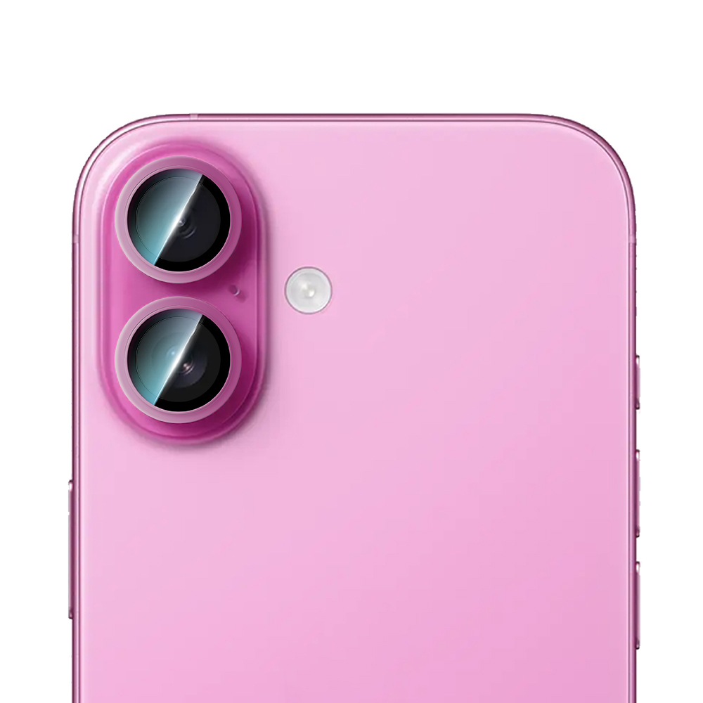 Apple iPhone 16 Uyumlu CaseWorld Alloy Serisi Oleofobik Anti Reflective Kamera Lens Koruyucu