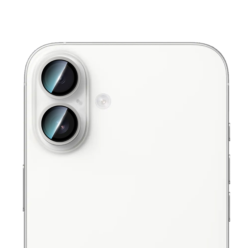 Apple iPhone 16 Plus Uyumlu CaseWorld Alloy Two-Color Serisi Lens Koruyucu