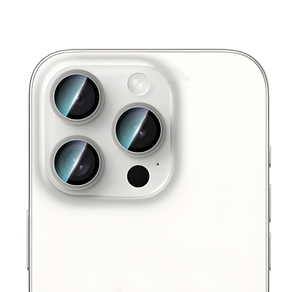 Apple iPhone 16 Pro Max Uyumlu CaseWorld Alloy Serisi Oleofobik Anti Reflective Kamera Lens Koruyucu