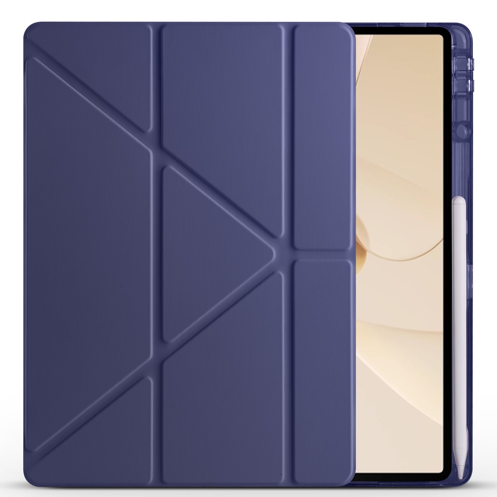 Huawei Matepad 12X Uyumlu Kılıf Zore Tri Folding Kalem Bölmeli Standlı Kılıf