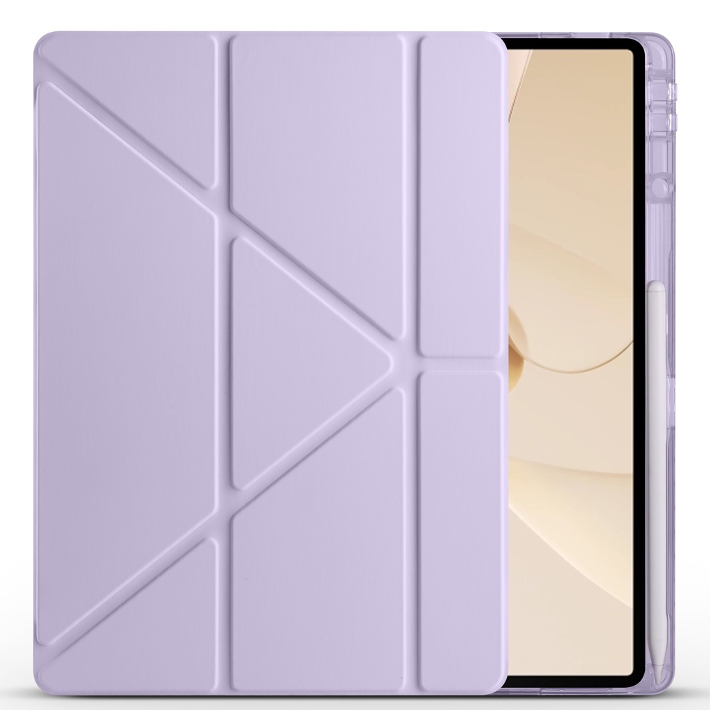 Huawei Matepad 12X Uyumlu Kılıf Zore Tri Folding Kalem Bölmeli Standlı Kılıf