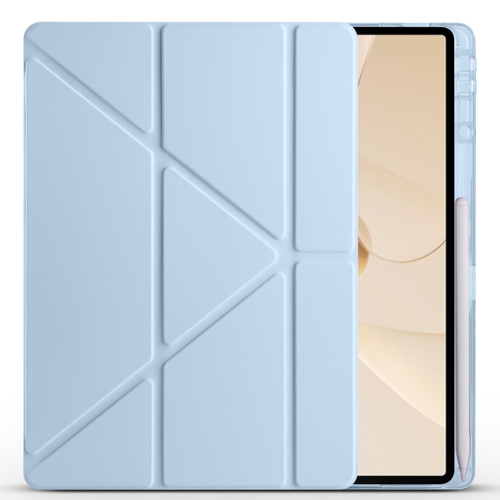 Huawei Matepad 12X Uyumlu Kılıf Zore Tri Folding Kalem Bölmeli Standlı Kılıf